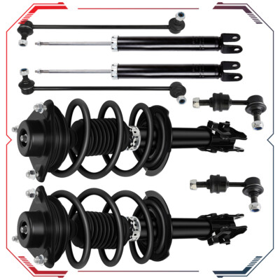 8Pcs Front & Rear Struts Shock Absorbers & Sway Bars For 2011 Hyundai Sonata