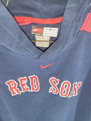 NIKE Boston Red Sox Youth Small S Genuine Team Hoodie Blue MLB - Picture 2 of 6
