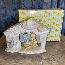 PRE-OWNED Precious Moments Christmas Nativity Nightlight 150290A No Light IOB