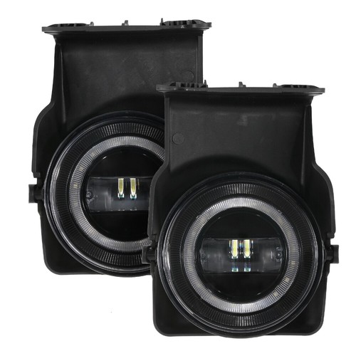 For 2003-2006 GMC Sierra 1500 2500 3500 Heavy Duty Pickup Bumper Fog Lamps w DRL - Picture 12 of 12