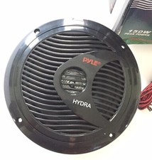 Pyle PLMR60S Pair of 150 Watts 6.5'' 2 Way Marine Speakers Black 