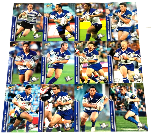 2000-2012 SELECT NRL TRADING CARD 21-BASE TEAM SET COMPLETE COLLECTION-BULLDOGS - Picture 12 of 23