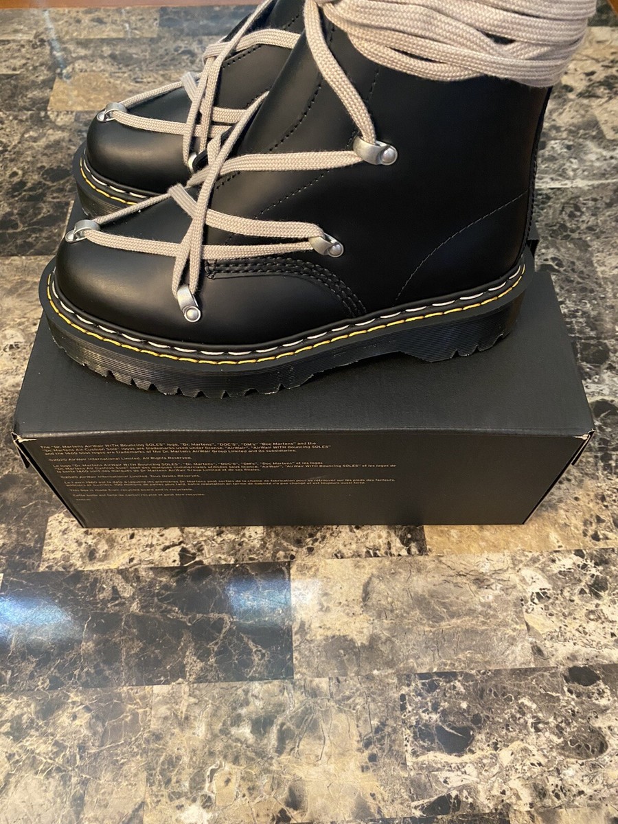 Dr Martens Rick Owens 1460 Bex DS RO Black Women's Size 7 Men's