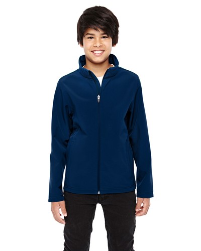 Team 365 Youth 96% Polyester 4% Spandex Leader Soft Shell Jacket TT80Y S-XL - Picture 4 of 9
