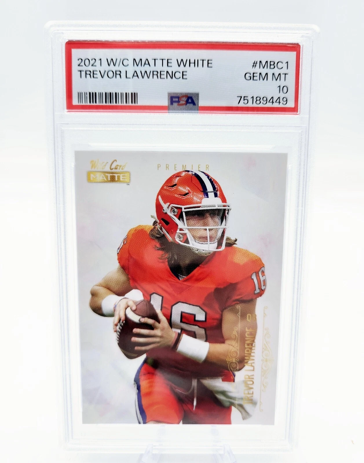 Trevor Lawrence Wild Card Matte White #MBC1 Base