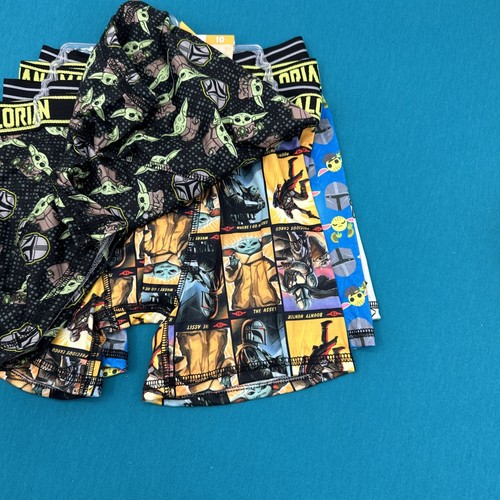 Star Wars The Mandalorian Boys 4 Pack Boxer Briefs Size L (10) New - Picture 2 of 6