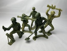 lot of 5 Tim Mee Toy soliders made in USA, Bomb Detector, Grenade Launcher
