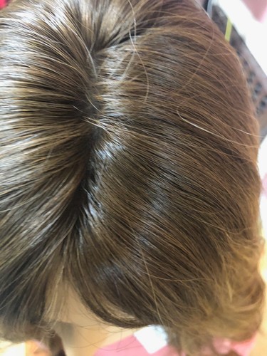 Malky European Sheitel multidirektionale gewellte hellbraune Highlights - Bild 11 von 12