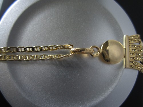 MID-CENTURY MODERN ESTATE 14K SOLID GOLD ITALY ROBOT PENDANT NECKLACE 6.69g, 24” - Picture 19 of 23
