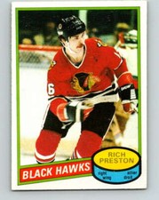 1980-81 O-Pee-Chee #41 Rich Preston  Chicago Blackhawks V37382