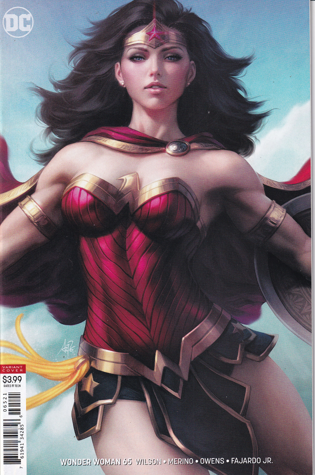 Wonder Woman #65 Artgerm Variant 2019 New/Unread DC Comics