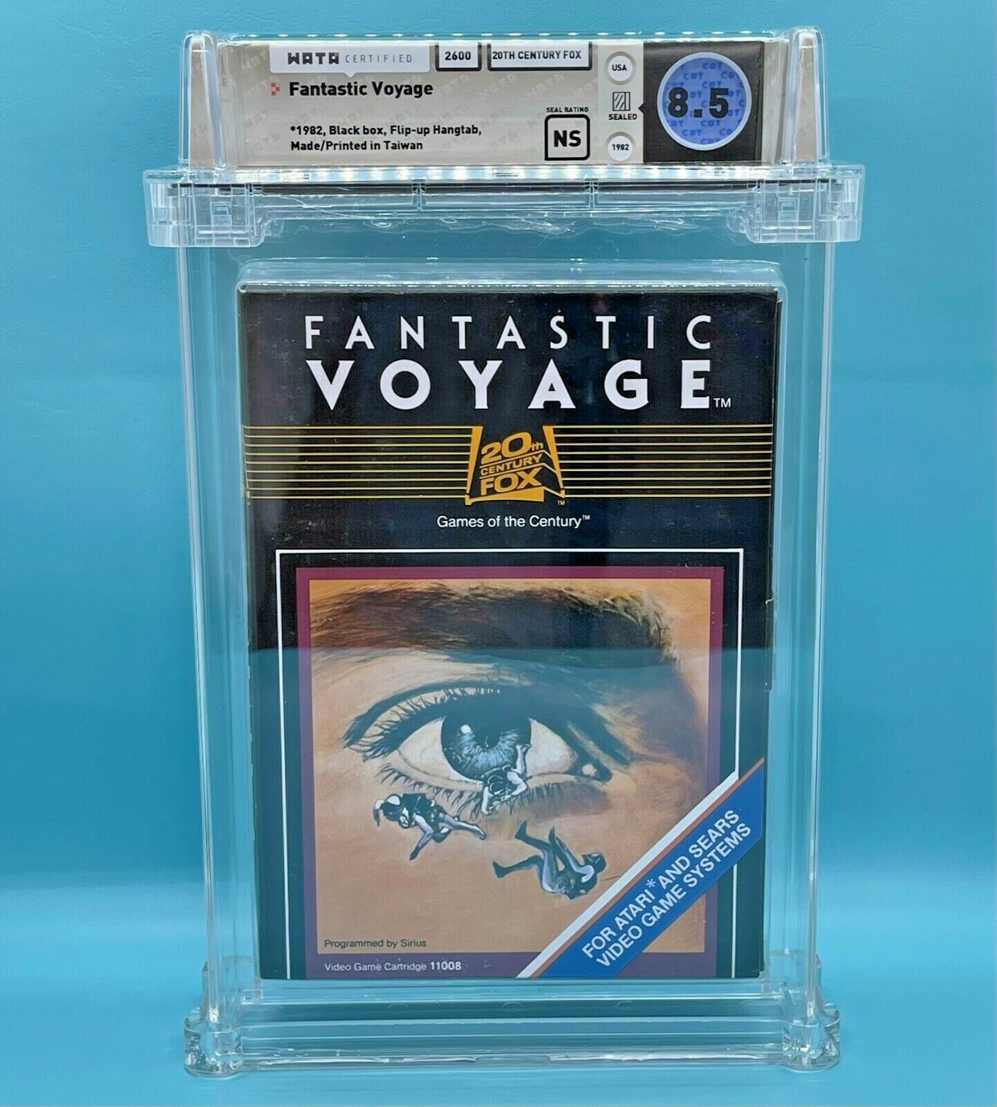 FANTASTIC VOYAGE -  WATA 8.5   **  Atari 2600  **  -  NEW   20th Century Fox 