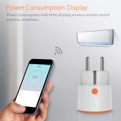 ZigBee 3.0 EU Smart Socket Power Monitor 16A EU Plug Remote Control Plug for Fan - Afbeelding 11 van 12
