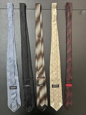 5 Alfani Neckties - Multi-Color, Silk Ties, 58-60 inch