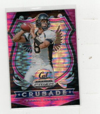 2020 Aaron Rodgers Prizm Draft Picks Pink Pulsar Prizm #10 Free Shipping (D-451)