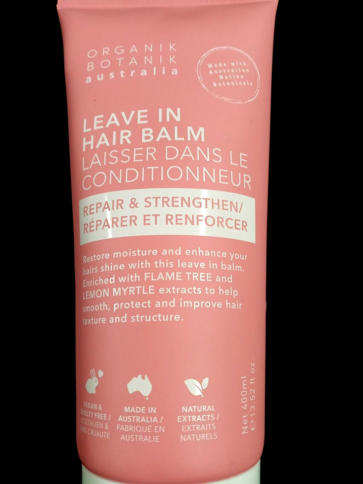 Organik botanik Australia leave in hair balm repair & strengthen Hair