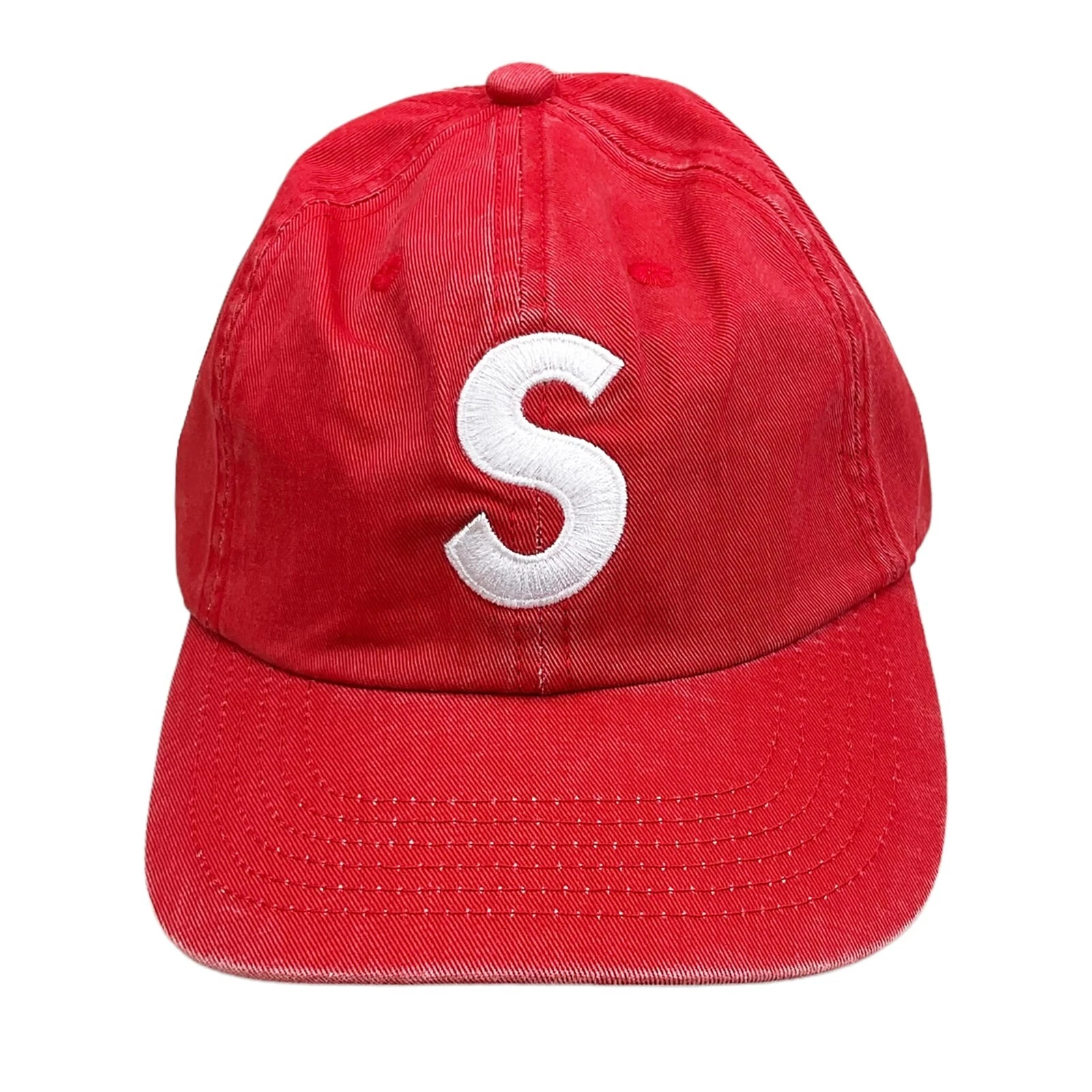 Casquette de camp Supreme SS20 Pigment Print logo S 6 panneaux rouge