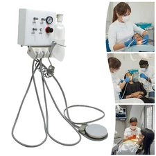 4 Hole Dental Delivery Turbine Unit Plastic Shell Work 3-Way Syringe Air Control