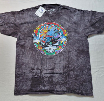 Brand New Liquid Blue Grateful Dead ''Mod Max SYF'' Tie Dye T-shirt XL