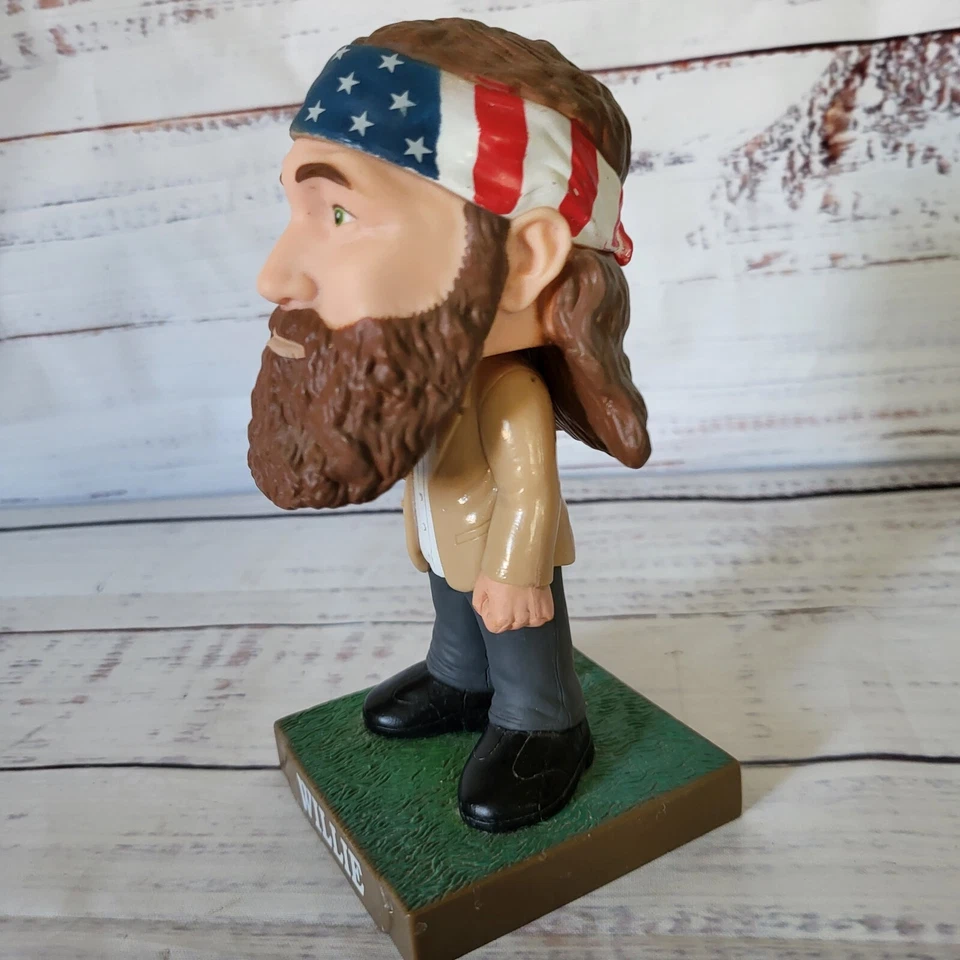  Figura Bobblehead Duck Dynasty Willie Robertson Funko 2013 Wacky Wobbler A&E Foto 2 de 4