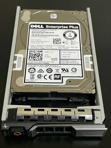 Dell 3YWD2 2TB 7.2K SAS 2.5" 12Gbps SED EP+ Hard Drive Seagate ST2000NX0353 - Picture 1 of 2