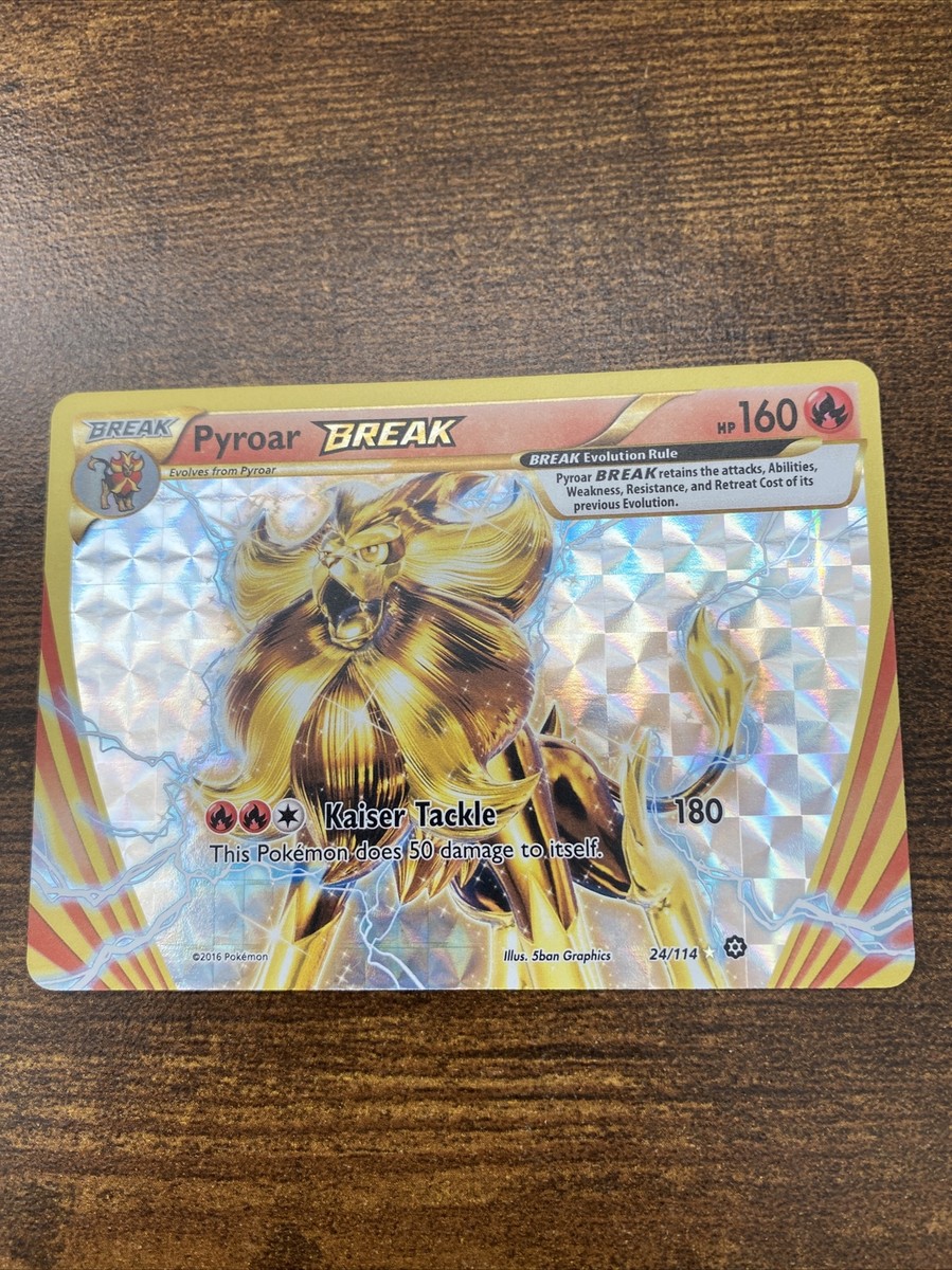 pyroar break pokemon card value Pyroar Break 24/114 - NM