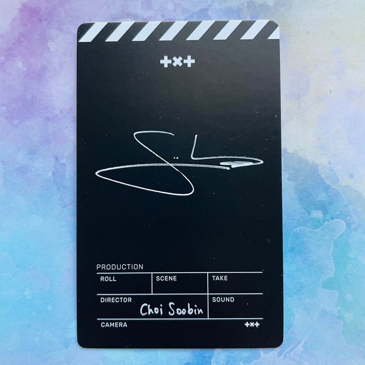 txt サイン TXT Official photo card TOMORROW X TOGETHER 2023 Season's