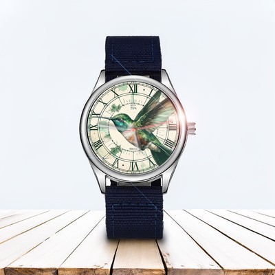 KOLIBRI SCHÖNE KUNST #2 Trendige Unisex 38mm Zifferblatt Armbanduhr