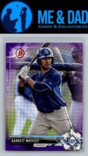 2017 Bowman #BCP53 Garrett Whitley Chrome Prospects Purple Shimmer #/250