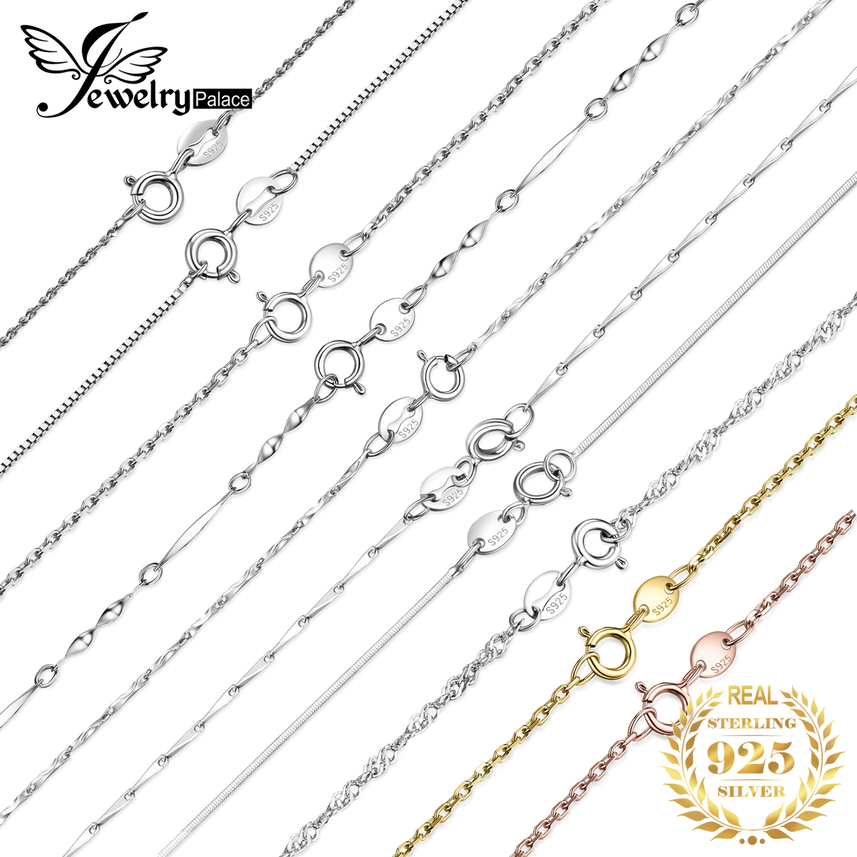 [HAESOOL] 25SS新作☆925silver☆GMN28 Necklace Black Spinel Rhodium Over Sterling Silver 