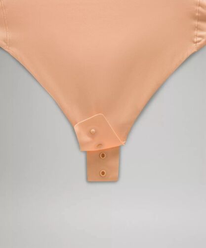 NWT Lululemon Wundermost Square Neck Bodysuit Sleeveless Nulu Peach PCHB Size XS - Picture 8 of 8