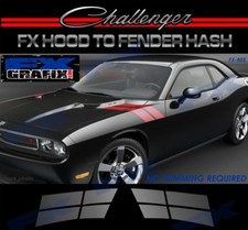 Dodge Challenger Hood Fender Hash Accent Top ...