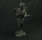 Ninomiya Kinjiro / Ninomiya Sontoku Bronze Statue 45cm 6.2kg Okimono VA746