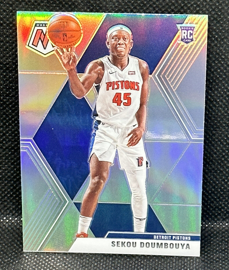Sekou Doumbouya 2019-2020 Panini Mosaic #243 RC Silver Prizm