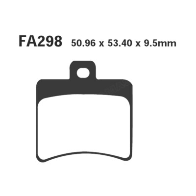 Paar Bremsbeläge EBC SFAC SFAC298 Malaguti 250 Madison 3 2006-2011