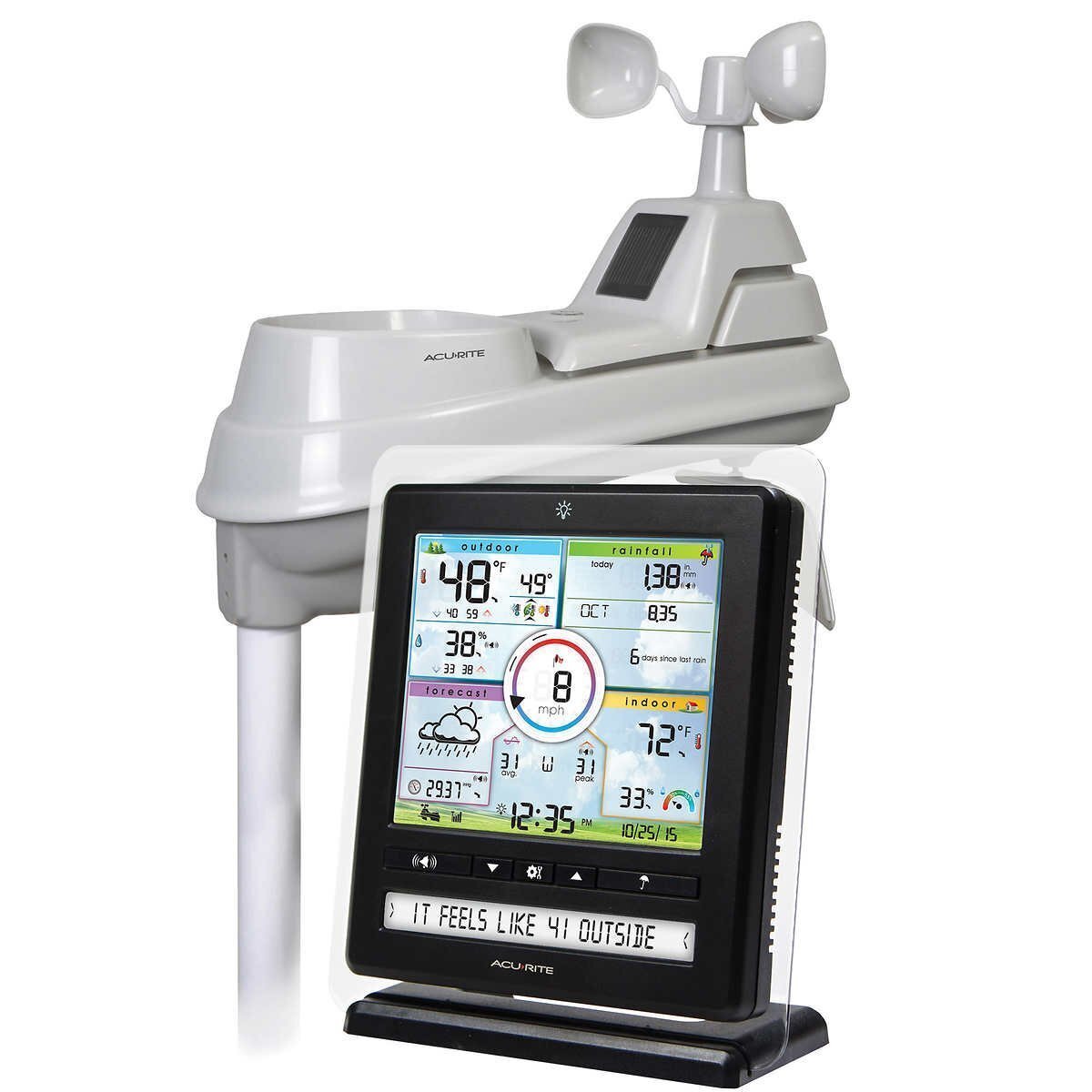 AcuRite Iris (5-in-1) Wireless Indoor/Outdoor Weather Station (01536M)