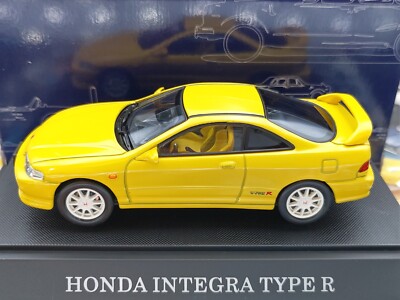ミニカー EBBRO 1/43 HONDA INTEGRA TYPE-R YELLOW EBBRO 43119 1:43 SCALE HONDA INTEGRA TYPE R DC2 SPEC '98 DIE CAST