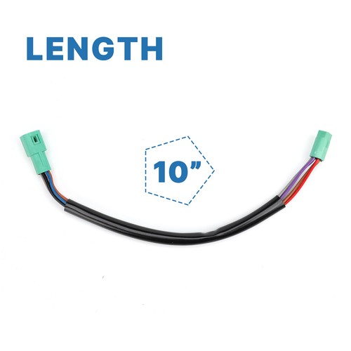 10" Throttle By Wire TBW Handlebar Wire Extension for Touring FLHT FLTR 08-15 - Bild 2 von 7