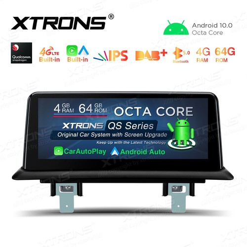 AUTORADIO ANDROID 10 STEREO AUTO BMW SERIE 1 2006-2012 NAVIGATORE CARPLAY CIC - Foto 3 di 12