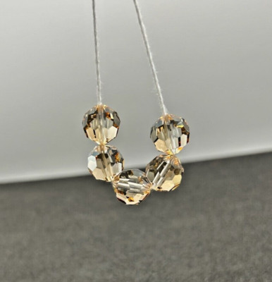 10 Pack! Swarovski Strass/Elements Crystal Beads 8502 14mm Golden Shadow