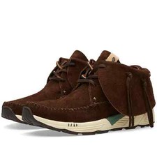 RARE - NIB Visvim FBT Prime Moc Shoes Dark Brown - Men Size 8 US - Shaman Virgil