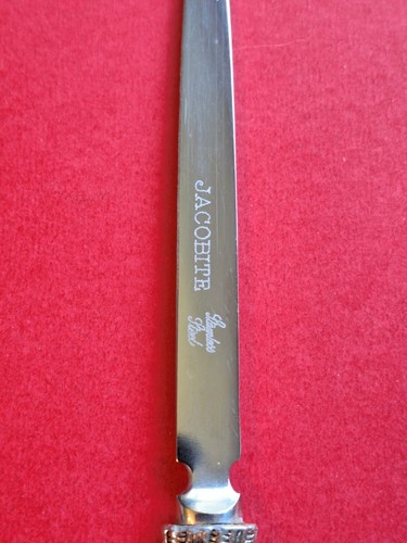 Vintage Jacobite Letter Opener 7” Amethyst Stone Lion Motif - Picture 2 of 5