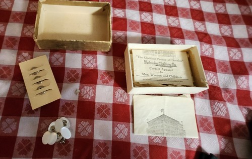 Pajarita negra satinada preformada para hombre con tachuelas y eslabones, caja original, receta 1930 - Imagen 16 de 18