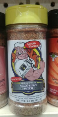 Code 3 Spices Sea Dog Rub Cajun Blend BBQ 