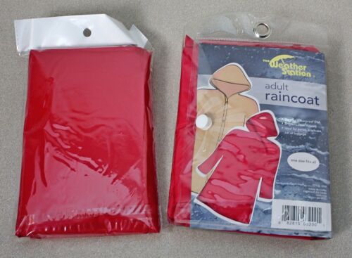 Two (2) Adult Poncho Raincoats – One Size Fits All - Picture 3 of 5