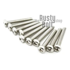 M3 x 20mm, Phillips Pan Head Screws, A2 304 18-8, Stainless Steel