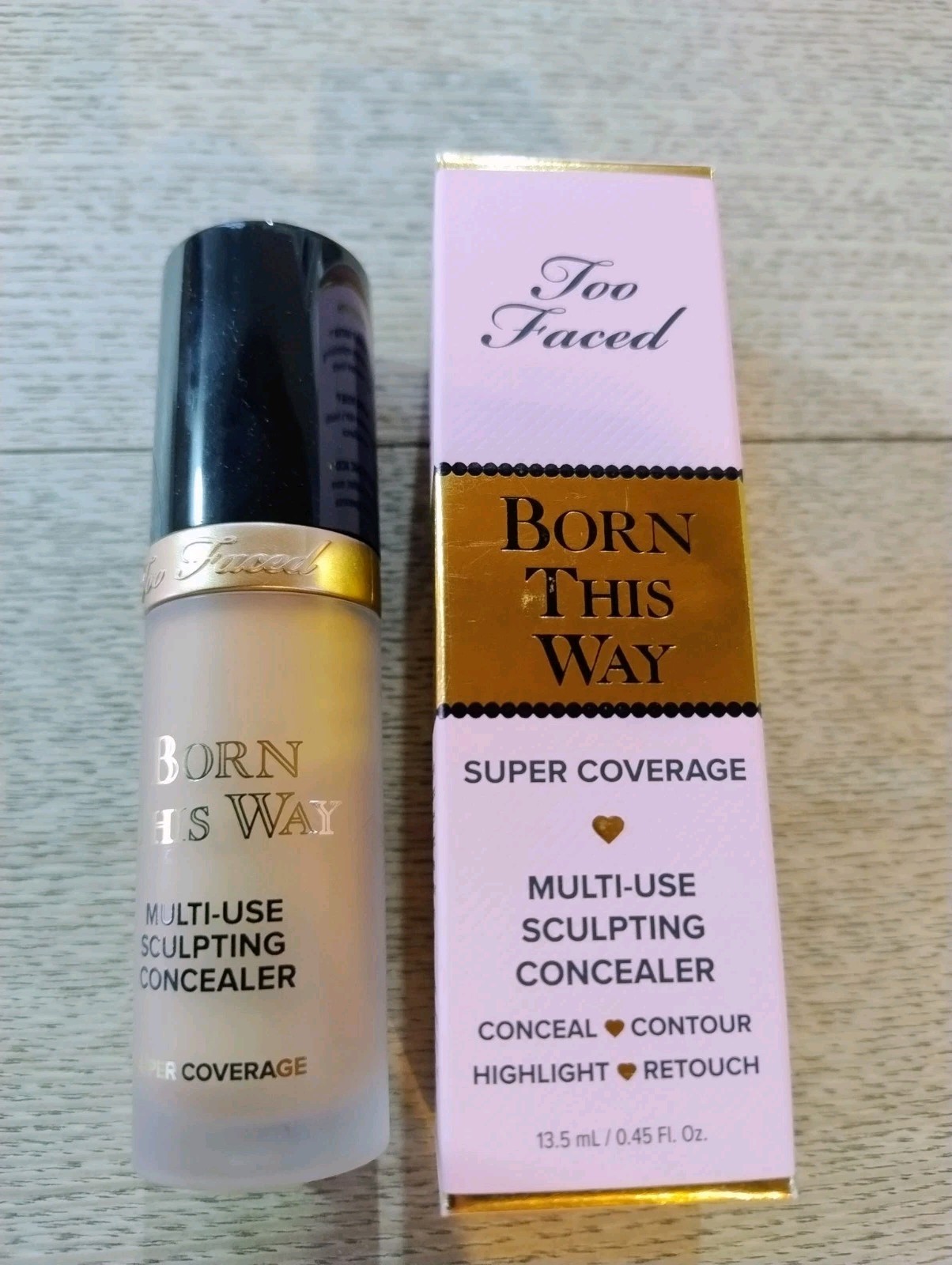Too Faced Born This Way Super Coverage Multi-Use Concealer In Golden 13.5ml