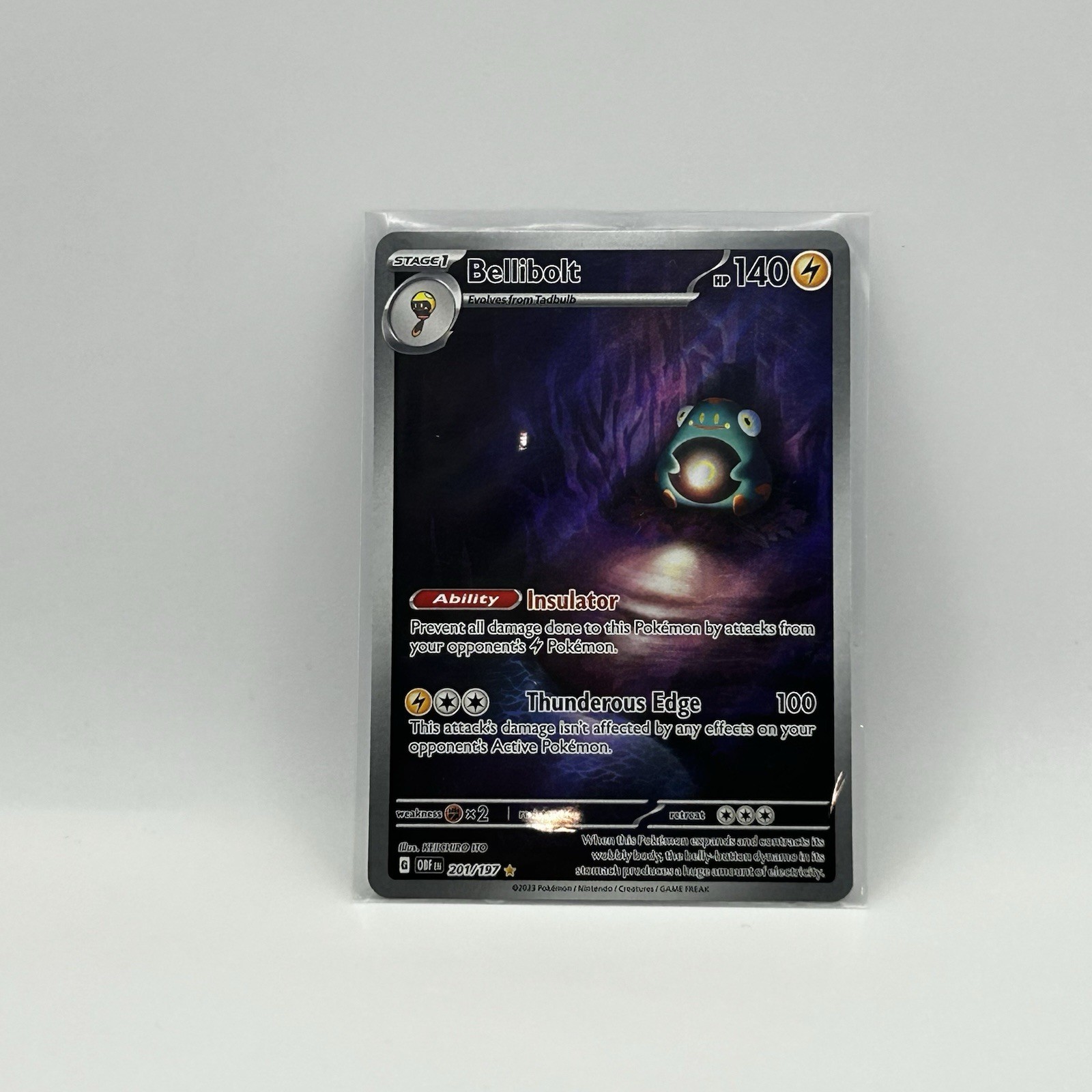 Bellibolt 2023 Scarlet & Violet: Obsidian Flames #201/197 Illustration Rare Price Guide - Sports Card Investor Bellibolt 2023 Scarlet & Violet: Obsidian Flames #201/197 Illustration Rare Price Guide - Sports Card Investor