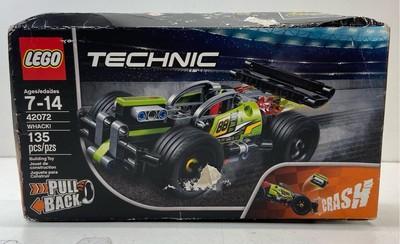 LEGO Technic Pull Back Green And Black Racing Car