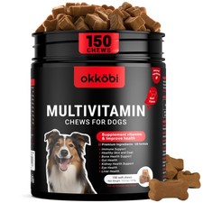 Dog Vitamins and Supplements - 150 Multivitamin Chewable - Immune, Joint...